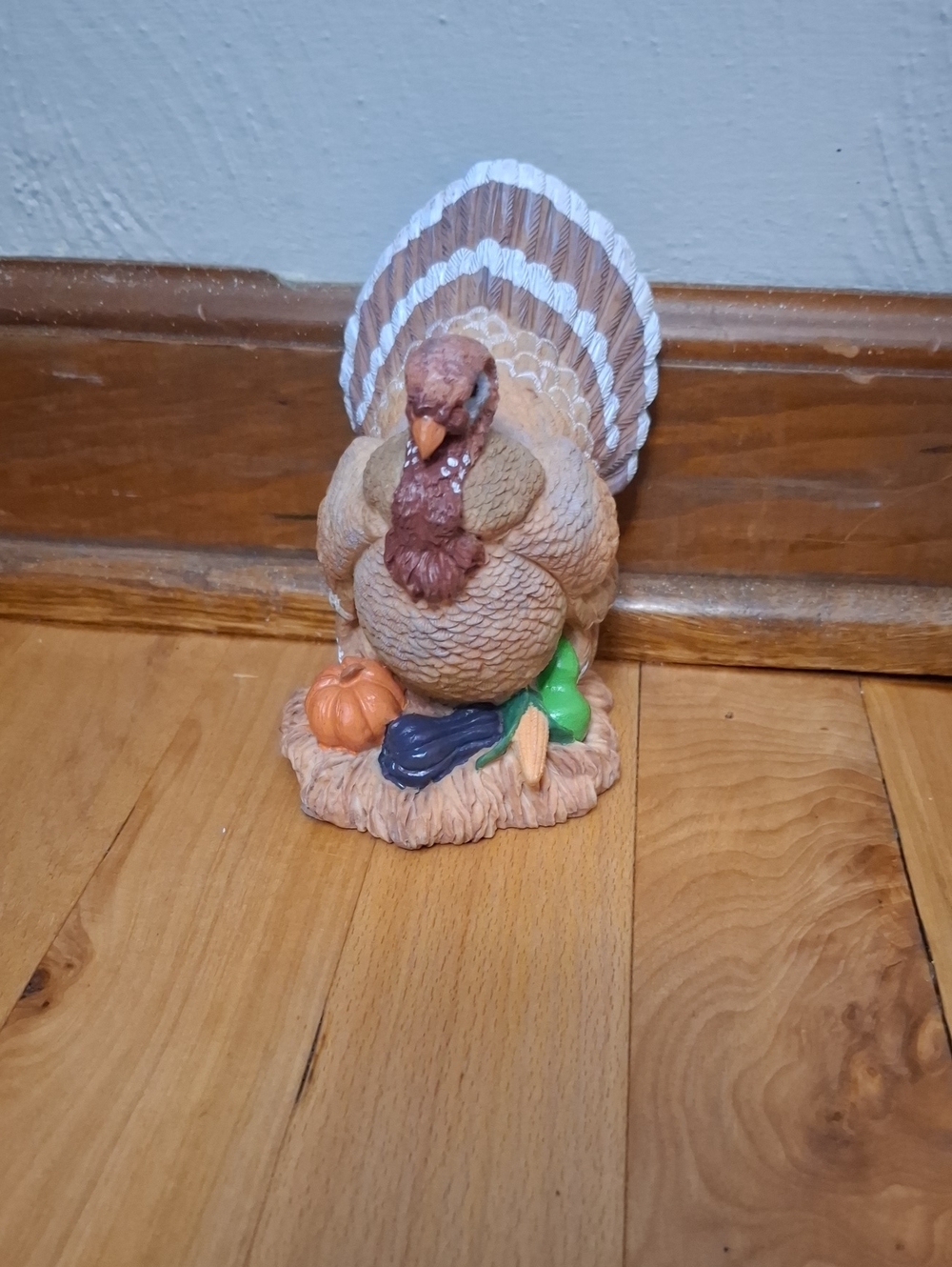 Decorative Brown Turkey Figurine - Home Holiday Accent